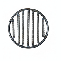 Round Threaded Steel Grate, Firewood Stove, Rural Kitchen