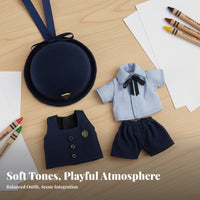 Kindergarten Uniform Doll Outfit Cute OB11 Doll Uniform Set Adorable appearance/12 Scale BJD Clothes