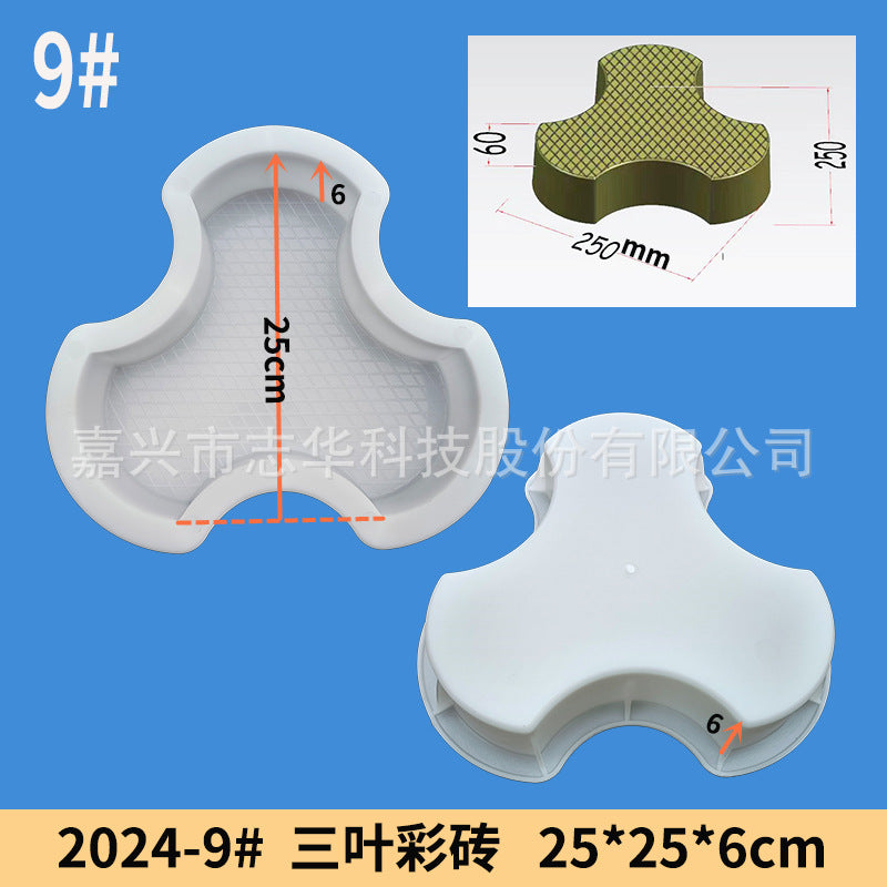 Color Brick New Product Foreign Trade Hollow Brick Jiaxing Zhihua Mold Factory Wholesale Color Brick Mold