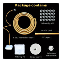 Balloon Arch Stand Kit Water Water-Weighted Base Balloon Backdrop Stand PVC Pipe