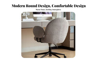 Height Adjustable rotating Chair with Flip-up flip-up supportrestss Ergonomic Design Office Furniture Long-Lasting Comfort Task Seating Thick Padded Seat for Students, distant Workers, Professionals, Study Room, Bedroom