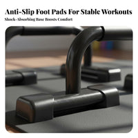 2 Pieces Press-up Handles Comfortable Foam Grips Press-up Stands I-Shaped Parallettes Sturdy Duty Floor Press Handles Portable