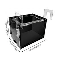 Acrylic Aquarium Isolation Box Transparent Perforated Aquatic Pet Separator Box