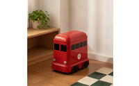 Bus Trash Bin Rolling Cartoon Bus Trash Can Playful for Bedroom, Kids
