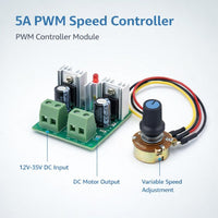 12V 24V 36V DC Motor Speed Controller, Robotic Motor Speed Adjustment, Compact PCB DC Motor Speed, 1 - Image 3