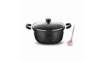 Induction Compatible Non-Stick Soup Pot Easy to Clean Maifan Stone Cooking Pot Thickened Bottom Stockpot for Kitchen