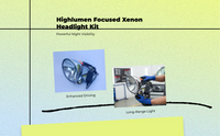 Xenon Headlight Bulb: Bright light