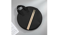 12 Inch Drum Pad Bag Waterproof Drum Pad Carrying Bag Drumstick Pocket Musical Instrument Accessory for Drummers, Students, Travel, Music Class