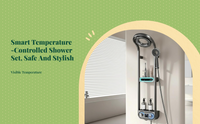 360° rotating rainfall shower head