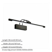 Wall-Mounted Mirror Light Slim LED Mirror Light Iron and PC for Mirrors