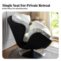 Morelaxationrn rotating Tub Chair Luxury relaxationsign Accent Seat Padrelaxationd Cushioning Ergonomic for Bedroom