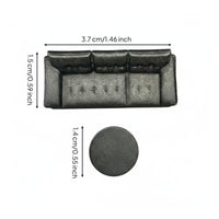 1/64 Scale Furniture Model Realistic Detail 1/64 Diorama Furniture Lightweight Resin Diorama Accessory for Hobbyists