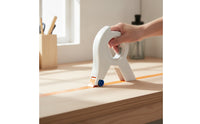 Handheld Tape Applicator with Cutter Exact Masking Tape Tool One-Handed Straight Line Taping Tool Portable for Painters, DIYers, Painting Prep, Home Renovation