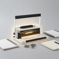46-Hole Coil Binding Machine Top Handle Electric Coil Binder Beginner Friendly