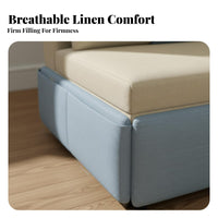 Single Fold-Foldable Lounger Foldable Design Pull-Foldable Armchair Bed versatileUse Space-Efficient for Apartment Dwellers