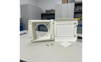 Sturdy Plastic RV Electrical Outlet Box Weatherproof RV Cable Hatch Lockable for Towable Vehicle, Boat