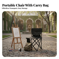 Foldable Lightweight Sketching Stool Compact Collapsible Fishing Chair Folds in Seconds Portable Beach Chair Heavy Duty for Artists, Anglers, Beachgoers, Travel, Picnics, Backyard, Gardening