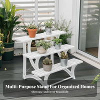 Tiered plant stand unobstructedstanding Tiered Pot Stand Easy Assembly for Decorators