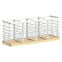 Wooden Kitchen Tabletop Storage Rack, 2-Tier Vertical Organizer