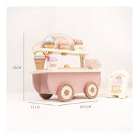 Wooden Play Kitchen Educational Role Play Kitchen Set Materials Toy Oven Playset for Children