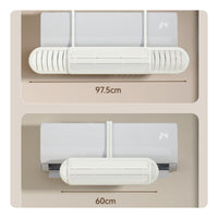 Air Conditioner Wind Deflector No-Installation Home Cooling Curved Side Sections