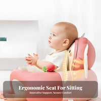 Inflatable Sit-up Training Chair Anti-Tip Design Infant Floor Seat for Infants