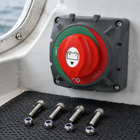Battery Disconnect Switch 2-Position Rotary Battery Switch for Boat, Truck