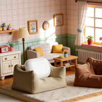 Dollhouse Miniature Furniture Mini Tableware Resin Miniature Scene Ornaments Photography Props