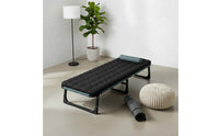 Sturdy and Long-Lasting Office Rest Bed Anti-Slip Feet Portable Folding Cot Ergonomic Support Lightweight Sleeping Cot Breathable Material for Adults, Children, Home, Camping