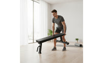 Flat Gym Bench Versatile Flat Weight Bench Sturdy for Home Workouts
