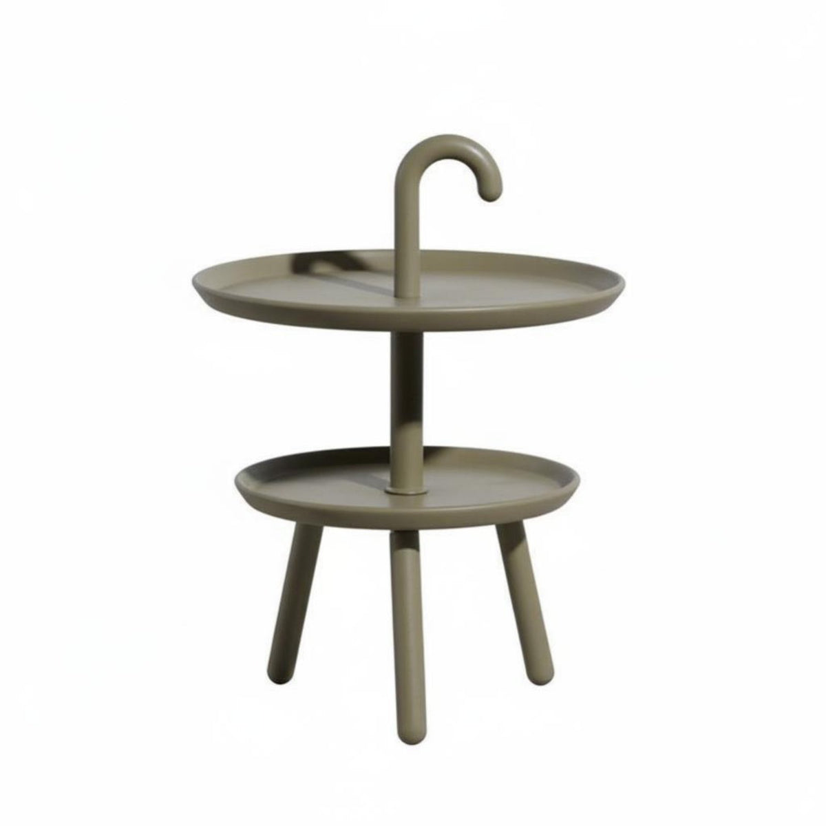 Handle-Top Accent Table Portable Design Accent Table with Storage Space-Saving