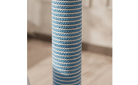 Woven Cat Scratching Bed Paper Rope Cat Tree with Bed Soft Activity Centre Soft for Cats, Kittens, Living Room, Bedroom