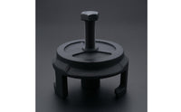 Heavy Duty Harmonic Damper Puller Compact Harmonic Damper Remover Hook Arms Crankshaft Pulley Puller Black Metal for Mechanics, Auto Repair Workers, Workshop, Garage