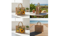 Tote Bag with Marigold Versatile Handbag Portable for Women