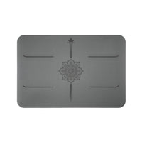 Grippy Fitness Inversion Mat Compact Fitness Mat with Alignment Lines Portable Stable for Yogis