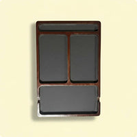 Wooden Valet Tray Phone Slot Desktop Storage Tray Smooth Surface for Office