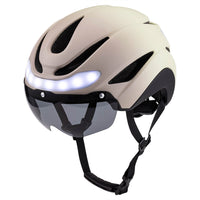 Bicycle Helmet with Turn Signals and Warning Light for Urban Commuting