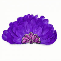 Feather Headdress Sequined Feather Crown Stunning for Performers