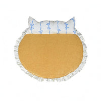 Cooling Feline Bed Low-Profile Pet Bedding Soft