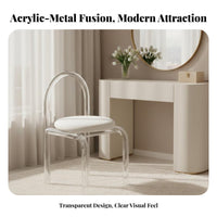 Backless Saddle Stool Minimalist & design Wooden Frame Saddle Stool for Dining Area