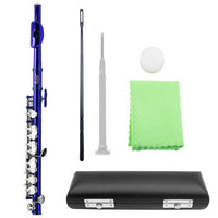 SLADE LDP608 Piccolo, 16 Holes, E Key, White Copper Body, Adult Beginner Professional