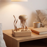 Jellyfish Figurine Minimalist Jellyfish Sculpture Decorative Aquatic Decor for Simplicity Lovers