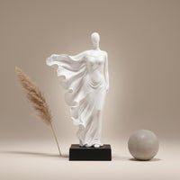 Abstract Woman Figurine Elegant Woman Sculpture Resin for Living Room