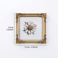 Photo Frame with European Embossed Relief Design for Home Decor, Resin Picture for Wall Decoration or Tabletop Display, Multiple Sizes