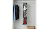 Enclosed Hanging Bag Organizer Large Capacity Hanging Purse Holder for Dorm Room