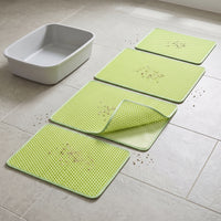 Double-Layer Cat Litter Mat with Spill Control and Sand Trapping