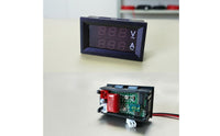 Easy Installation Double Display Voltage Current Meter Digital AC Volt Amp Meter for DIY Enthusiasts