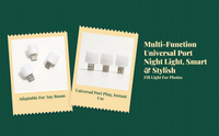 USB rechargeable dimmable night light