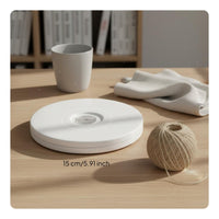 Hands-Effortless 3-Spool Knitting Stand Effortless Rotation Rotating Yarn Stand Easy to Assemble Triple Yarn Dispenser for DIY Crafters, Knitters, Crocheters, Tabletop, Desk