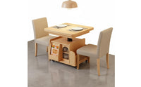 Multifunctional Mobile Folding Coffee Table Space Saving Convertible Coffee Dining Table for Small Apartment Dwellers